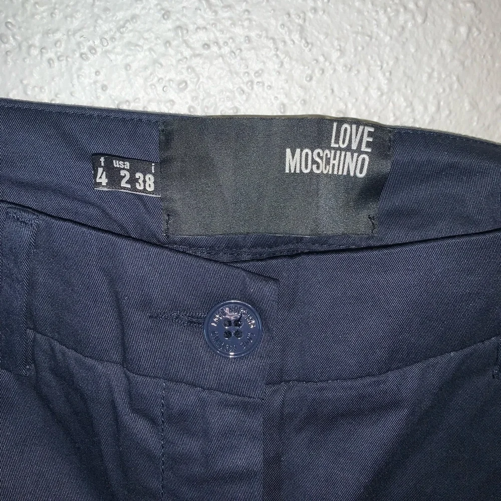 Love Moschino Navy Blue Pants Size 2